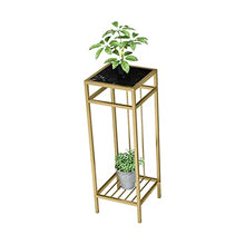 2-Layer Sofa Table, Square End Table with Iron Frame, Marble, Lamp Table for Small Spaces Florist's Coffee Shop(Size:80CM,Color:Black)
