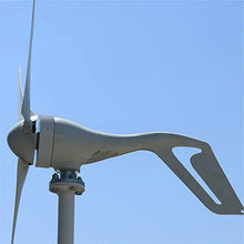 500W Horizontal Wind Turbine Generator, 3 Blades Charge Wind Power with MPPT Controller for Home Use Windmill Energy (12V 24V 48V
