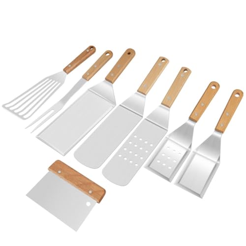 Barbecue Tool Set Outdoor Stainless Steel Shovel Iron Plate BBQ