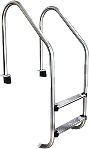 Etsuosy Inground Pool Ladder, 304 Stainless Steel, 2-Step with Handrail, 25.6 x 52.4 Inches, Anti-Slip Steps, 440 lbs Load Capacity