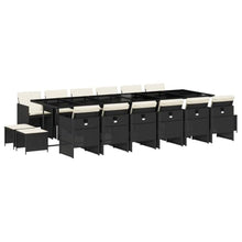 AMBERARD Garden Dining Set Black Furniture Set