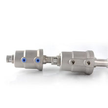 JDF100S0NC-V 1-1/4 1-1/2 2 2-1/2 3 Pneumatic Angle Seat Valve With 304 Full Body Stainless Steel Valve 1Pcs(SS304 050NC V 63 G2,Single Acting)