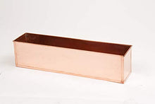 48" Copper Window Box Liner