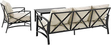 Crosley Furniture Kaplan 3-Piece Sofa Patio Set