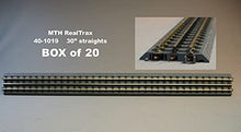 Lionell MTH REALTRAX 30" Straight Track 20 Pack O Gauge Bulk