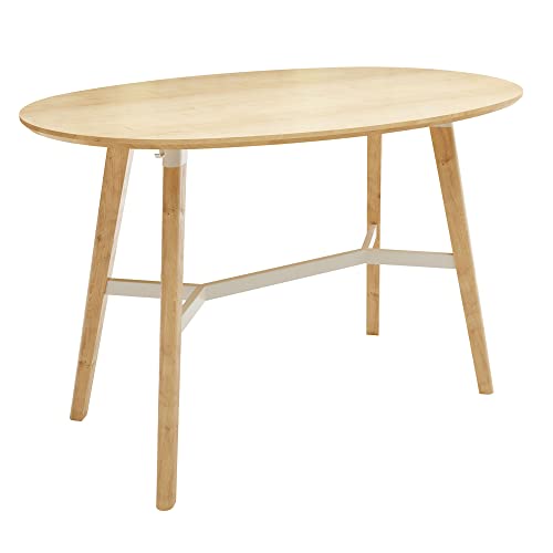 Safco Products RESI Standing Height Bistro Table, Natural, Home & Office Friendly (1721NA)