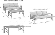 Crosley Furniture Kaplan 2-Piece Sofa Set