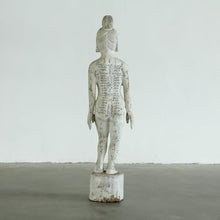 Artissance Acupuncture Female Figure Model Antique White 40" H