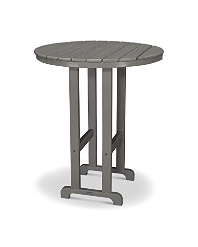 Ivy Terrace™ Classics Round 36" Bar Table in Slate Grey