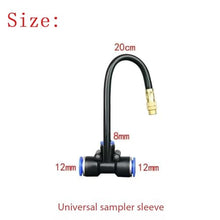 JDQTPOET Brass misting Nozzle tee with 8-inch Built-in Hose Adjustable 360° Rotation for Outdoor Patio Garden Cooling System Atomizing Nozzle + 12mm tee Belt 100pc