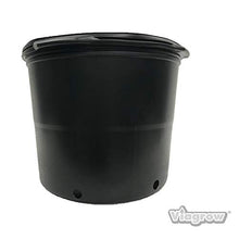 Viagrow Nursery Pots #7 Series Pallet 6.06 Gal Black (1,440 per pallet)