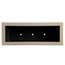 PolyStone Riviera Rectangular Trough Planter – 46" x 17" x 12" – Large Lightweight Indoor/Outdoor Planter Box – Modern Stone-Look Resin – Durable All-Weather w/Drainage Holes – Made in USA – Sandstone