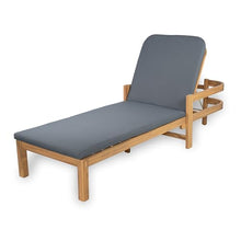 Christopher Knight Home 78" Paolo Outdoor Chaise Lounge Chair Set of 4, Acacia Wood Pool Lounge Chairs with Adjustable Backrest & Cushions, Patio Lounge Chairs for Outside Backyard Poolside, Dark Grey