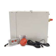 Sauna Steam Generator Commercial Self-Draining Steam Generator Shower System Self-draining Sauna Bathroom Steam Generator for Suitable Space Heating with Touch Controller Sauna Accessories (15kw)
