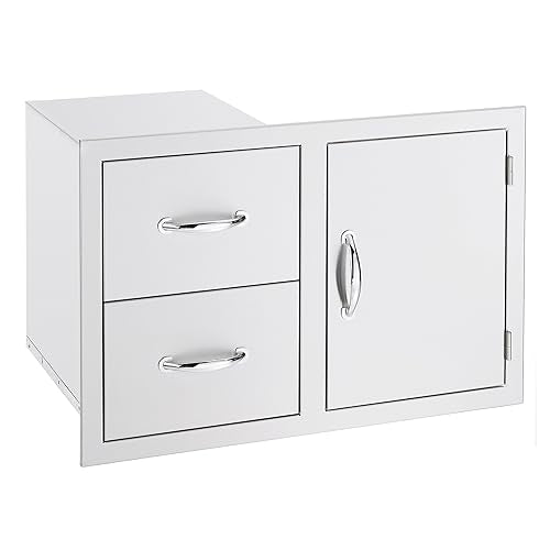TrueFlame 33-Inch 2-Drawer & Access Door Combo