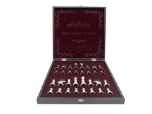 Antochia Crafts 16.5" Large Wooden Chess Set with Mosaic Details and Hand-Painted Pieces Black - Personalizable