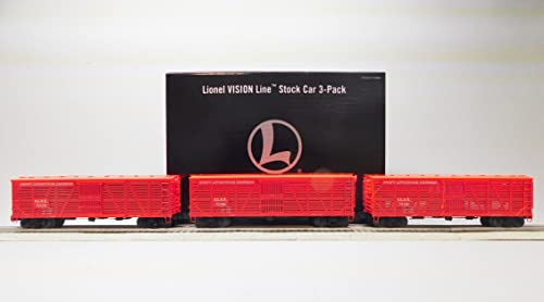 Lionel Swift VISIONLINE Stock Car 3 Pack O Gauge Red