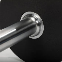 Titan Fitness Rubber Straight Fixed Barbells Black