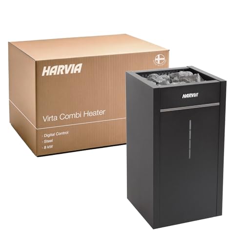 Harvia Virta Combi Electric Sauna Heater, WiFi Compatible, 220V-240V, 8kW