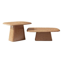 Living Room Table Japanese Coffee Table, Simple Ash Wood Sofa End Table, Set of 2 Coffee Table Modern Minimalist Side Table for Living Room, Balcony Outdoor Side Table (Color : C)