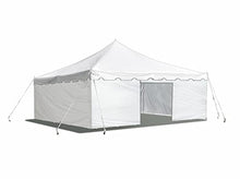 Party Tents Direct 15'x15' Weekender Canopy Tent with Sidewalls - Easy Up for 50 Guests White