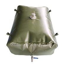 Water Bladder Storage Containers 100 200 500 800 1000 Gallon TPU Fuel Bladder Oil Storage Bag, Large Foldable Spare Oil Container Cans Tank for Boat Rv Off Road Car Generator, Green(Size:1x0.