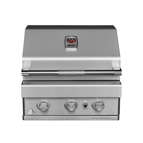 Turbo 26" 3-Burner Built-In BBQ Gas Grill - Natural Gas - BTG50-26-3BNG
