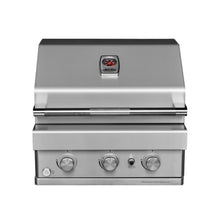 Turbo 26" 3-Burner Built-In BBQ Gas Grill - Natural Gas - BTG50-26-3BNG