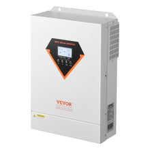 VEVOR Hybrid Solar Inverter, 6000W, All in One Pure Sine Wave Power Inverter Charger, 48V DC to Single-Phase 220/230V AC, with 120A MPPT Solar Controller, for Off-Grid System Lead Acid Lithium Battery