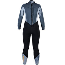 Aqua Lung Women's AquaFlex 7mm Back-Zip Scuba Diving Wet Jumpsuit Black/Gray