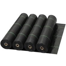 Dewitt 4 Pack Earthmat Woven 4' x 300' Ground Cover, Weed Control Rolled Garden Mat - Heavy Duty Weed Barrier Landscape Fabric for Plant Health