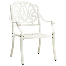 MNCVXAXG 5 Piece Bistro Set Cast Aluminum White