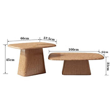 Living Room Table Japanese Coffee Table, Simple Ash Wood Sofa End Table, Set of 2 Coffee Table Modern Minimalist Side Table for Living Room, Balcony Outdoor Side Table (Color : C)