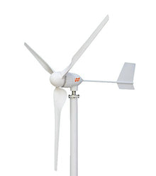 Marsrock Waterproof Wind Turbine 2.5m/s Start-up Wind Speed Three Phase Wind Turbine Generator with 800Watt/1000Watt 24V/48V 3 Blades Windmill (1000W 48V)