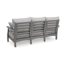 Signature Design by Ashley Lone View Bay Patio Sofa with Cushion, Gray