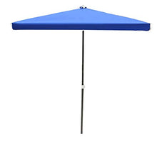 Summer Large Parasol Double Layer Umbrella Cloth, Outdoor Rectangular Folding Parasol Canopy Shade for Beach, Garden, Patio, Market, 200 x 200 cm, 220 x 180 cm (Red 2.2 m x 1.8 m) (Blue 2.2 m x 1.8 m)