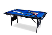 RACK Vega 6-Foot Folding Billiard/Pool Table Blue