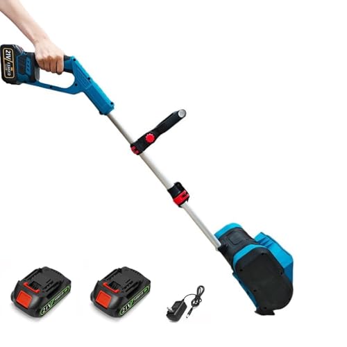 BLACKTK Electric snowblower with Rechargeable Battery, Household Snow Sweeper with Wheels for greenhouses, Factories, Urban Roads, Yards, School Yards