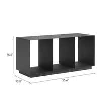 HomeRoots 668140 36 in. Charcoal Aluminum Outdoor Coffee Table