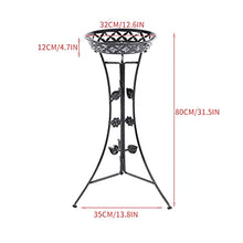 Metal Plant Stand Shelf Elegant Display Garden Balcony Flower Pot Shelf Rack Holder (Colour: D, Size (OneColor As The Picture Shows)