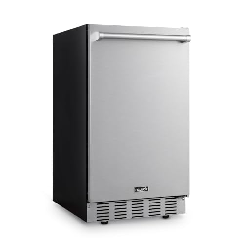 Newair 18” Under Counter Ice Maker, Built-in or Freestanding, 100lbs/ Day