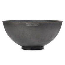 Ash & Ember 42" Hemisphere Fire Pit, Wood Burning Outdoor Fire Bowl, Raw Cast Iron Patina, Half-Sphere Outside Fireplace with Flanged Edge and Stable Base