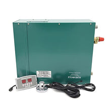 Sauna Steam Generator 18KW Commercial Self-Draining Steam Generator Shower System Standard Size Dubai Steam Room Small Steam Generator for Suitable Space Heating 10-20 M? Sauna Accessories (16kw)