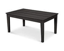 POLYWOOD® Newport 22" x 36" Coffee Table, Black