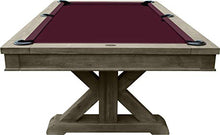 Playcraft Brazos River 8' Slate Pool Table Weathered Gray