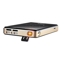 TEDILUVI Projector Mini Android 9.0 4000mAh battery,Support 4K Miracast Airplay Mobile Video Beamer