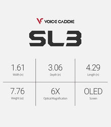 PlayBetter Voice Caddie SL3 Active Hybrid GPS Golf Rangefinder +Charger Bundle