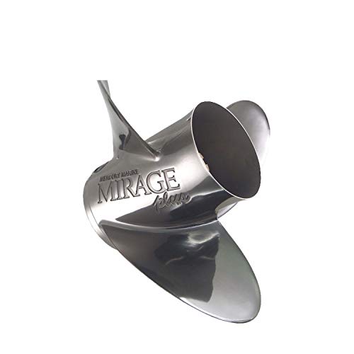 MERCURY Marine Mirage Plus 15-1/2 x 17 Stainless Steel 3-Blade Propeller Silver
