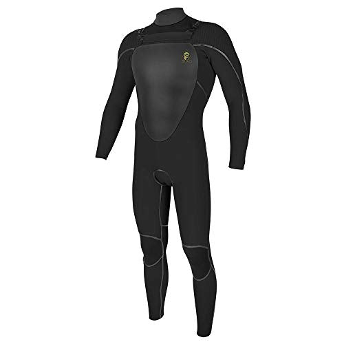 O'Neill Wetsuits Mutant Legend 4.5/3.5mm Chest Zip Full Wetsuit with Hood Black