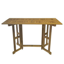 Royal Teak Collection BTDL64 Rectangular Drop Leaf Bar Table, 64-Inch